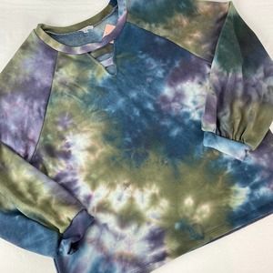 SOLD OUT NWT White Birch Purple Tie Dye Sweatshirt Medium